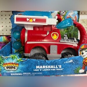 Paw Patrol Marshall's Load 'N Launch Fire Truck - Red and Blue